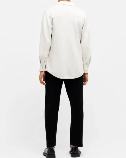 Barrie Cashmere and cotton overshirt