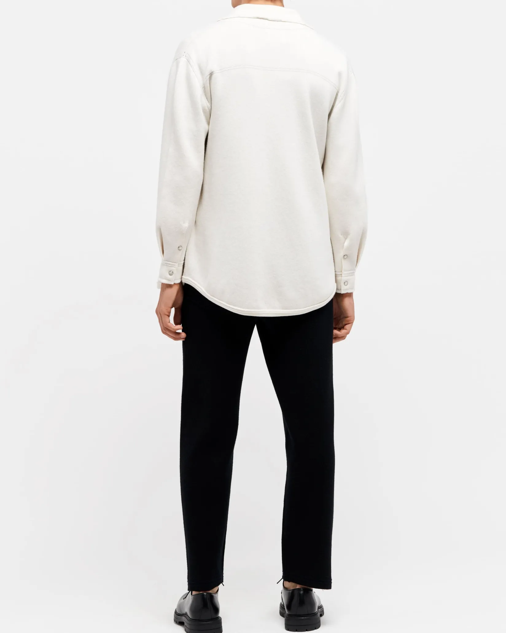 Barrie Cashmere and cotton overshirt
