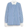 Women Barrie Cashmere and cotton striped shirt