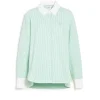Women Barrie Cashmere and cotton striped shirt