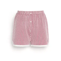 Women Barrie Cashmere and cotton striped shorts