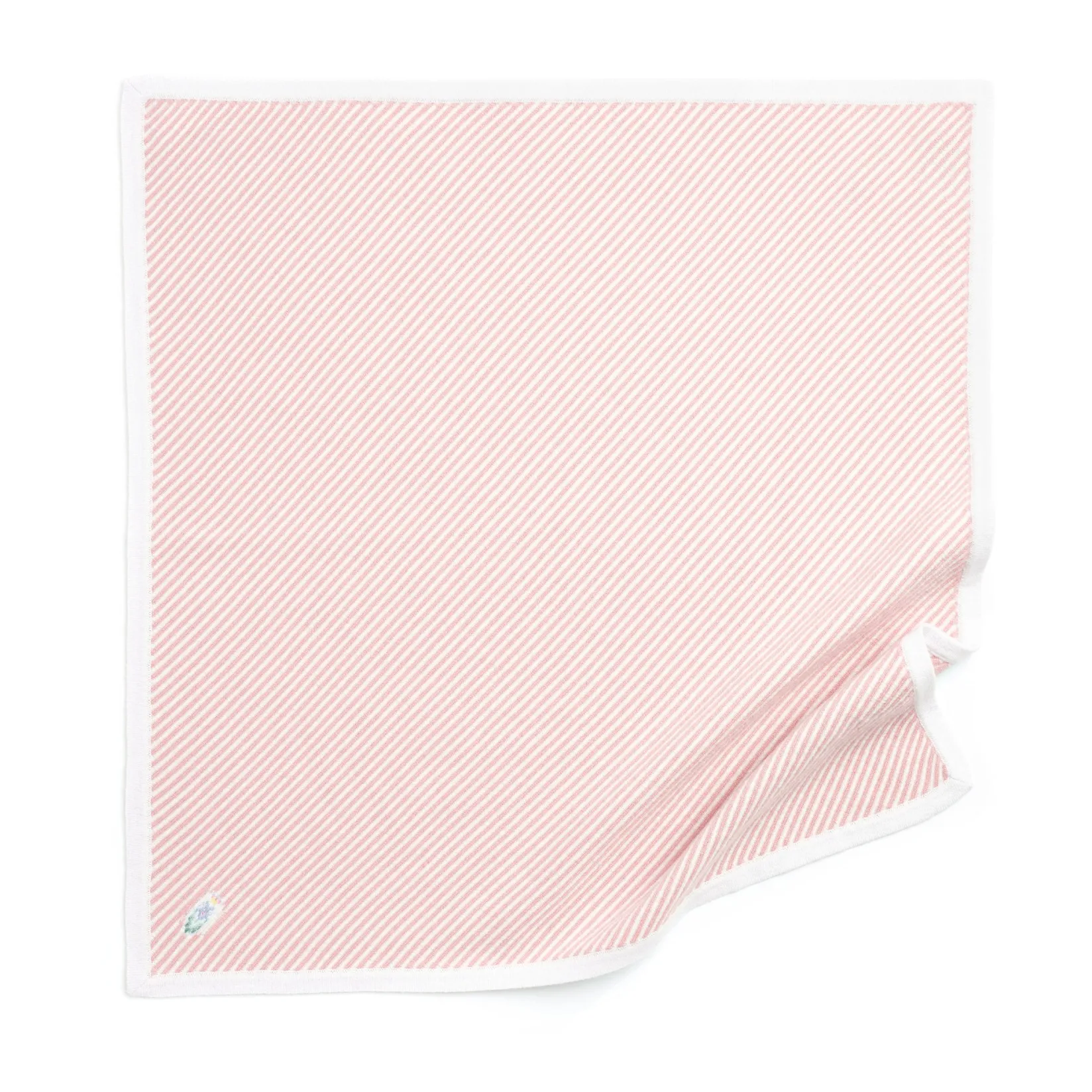Women Barrie Cashmere and cotton striped scarf