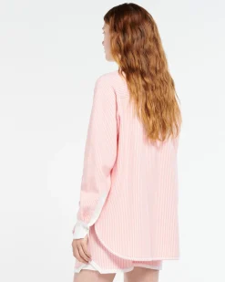 Women Barrie Cashmere and cotton striped shirt