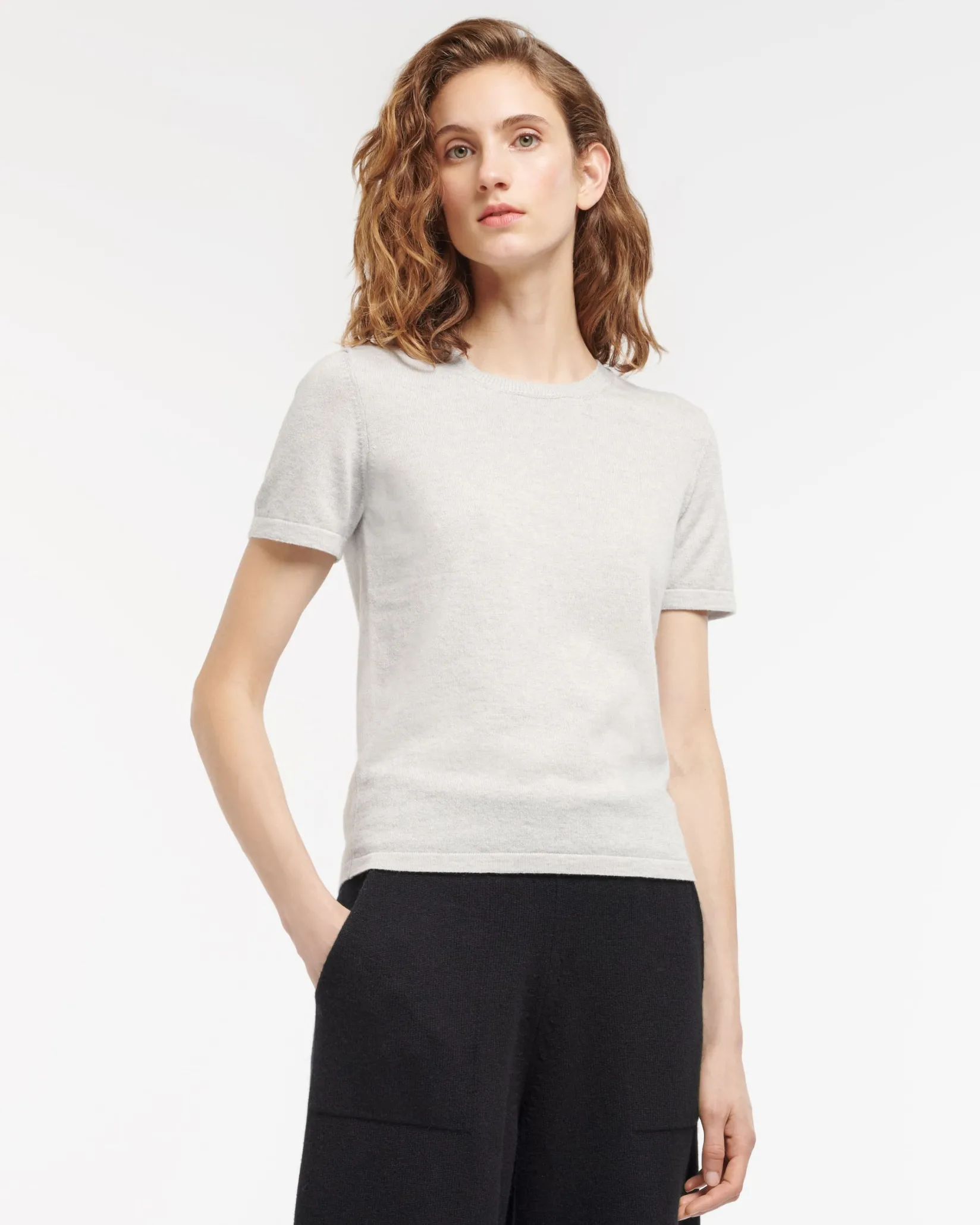 Women Barrie Cashmere and silk top