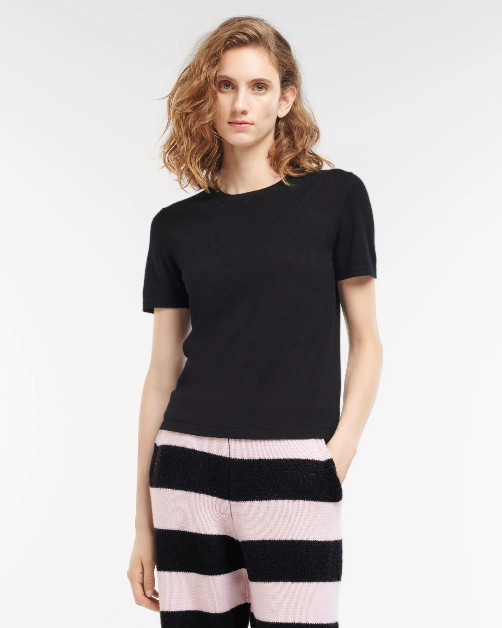 Women Barrie Cashmere and silk top