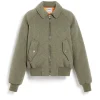 Women Barrie Cashmere and wool bomber jacket
