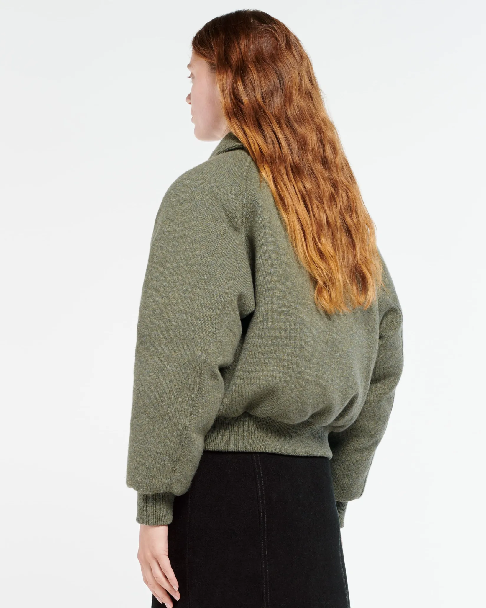 Women Barrie Cashmere and wool bomber jacket