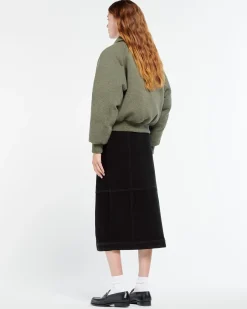 Women Barrie Cashmere and wool bomber jacket