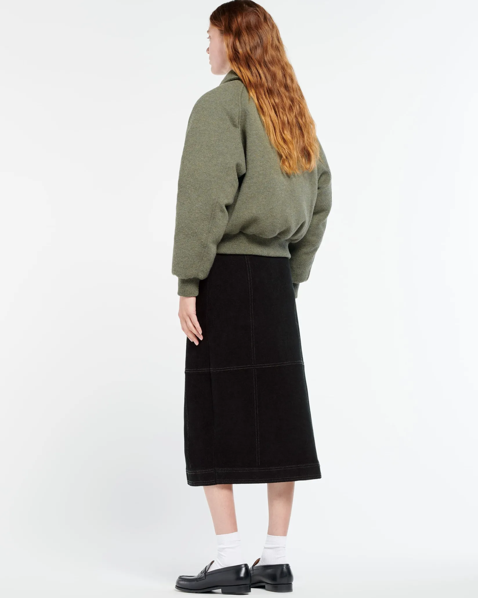 Women Barrie Cashmere and wool bomber jacket