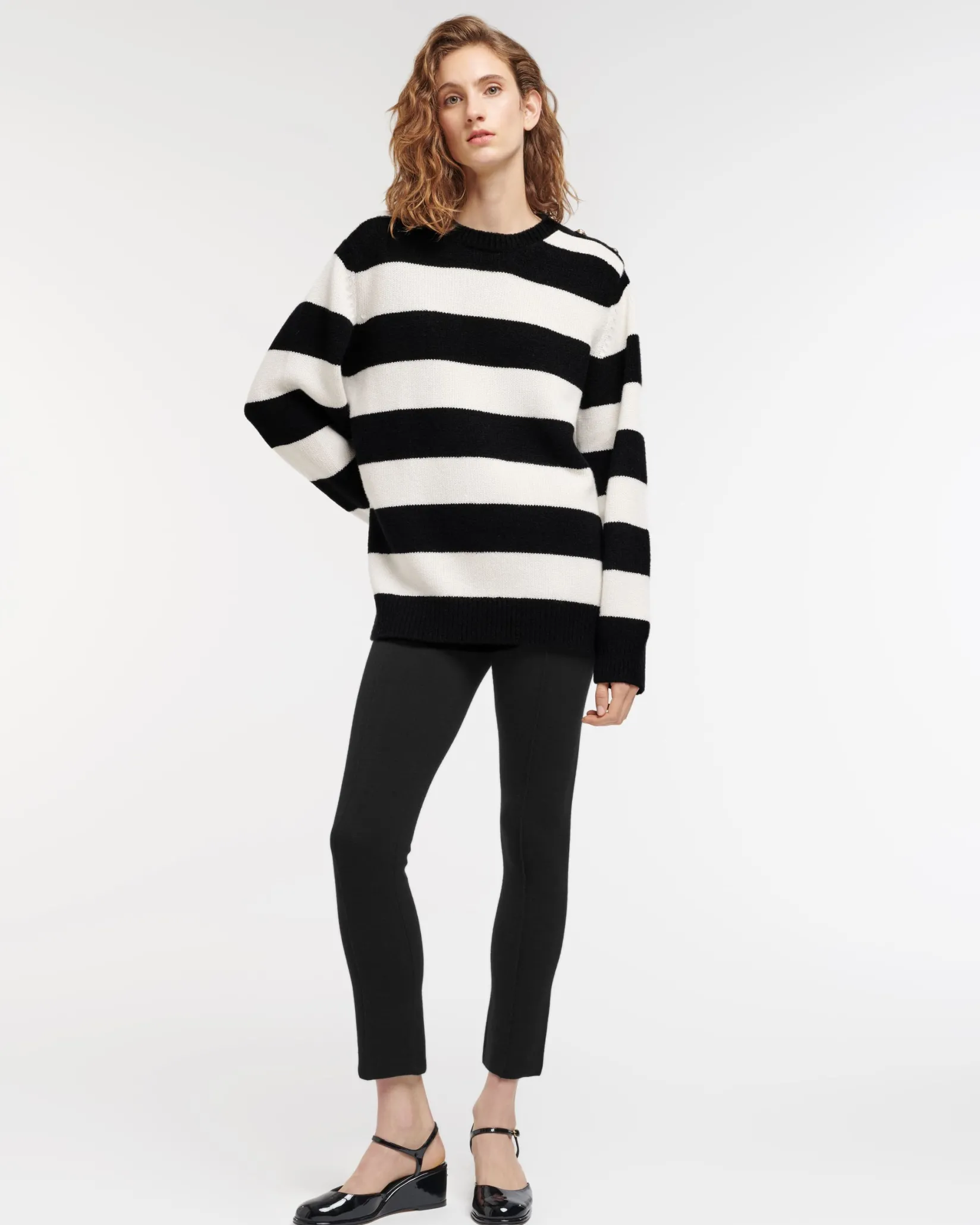 Women Barrie Cashmere and wool leggings