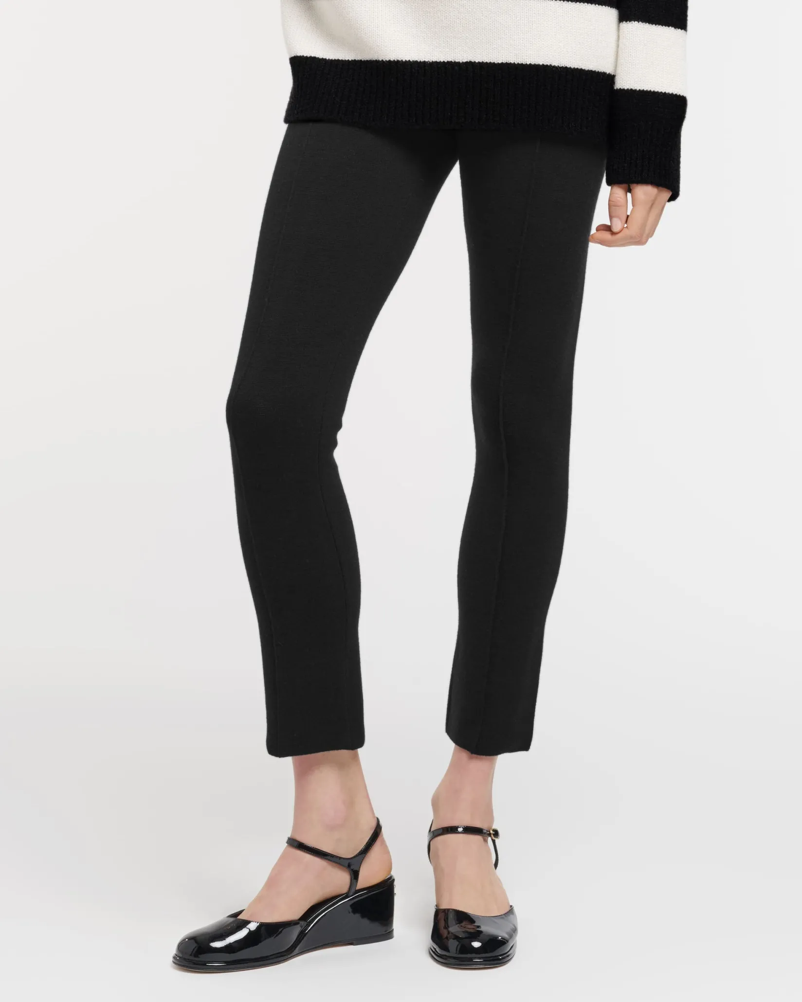 Women Barrie Cashmere and wool leggings