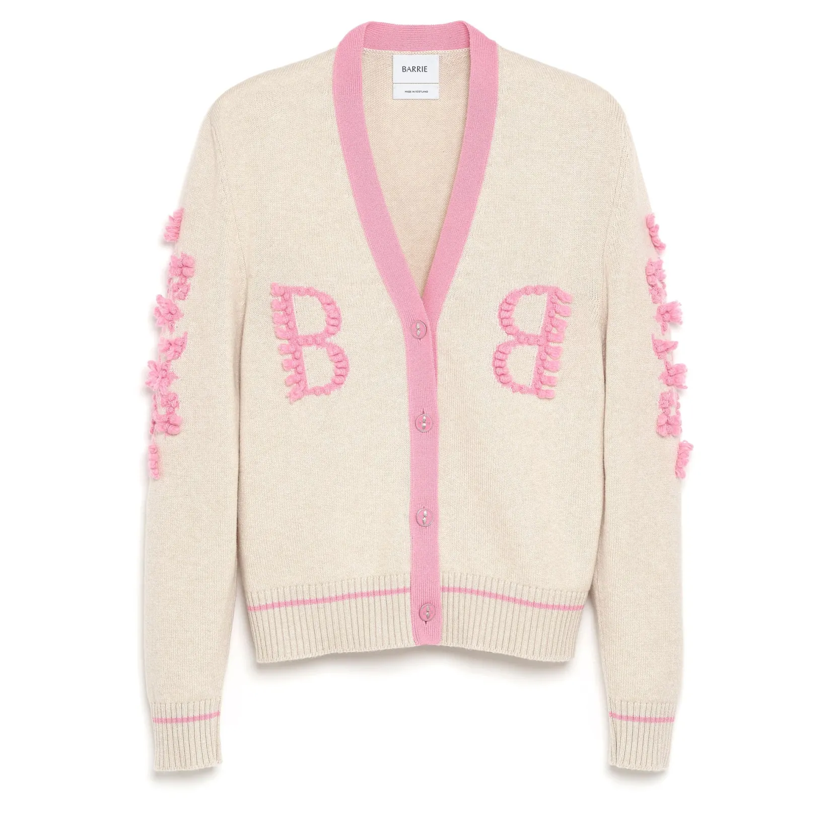 Women Barrie Cashmere B logo V-neck cardigan