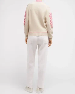 Women Barrie Cashmere B logo V-neck cardigan
