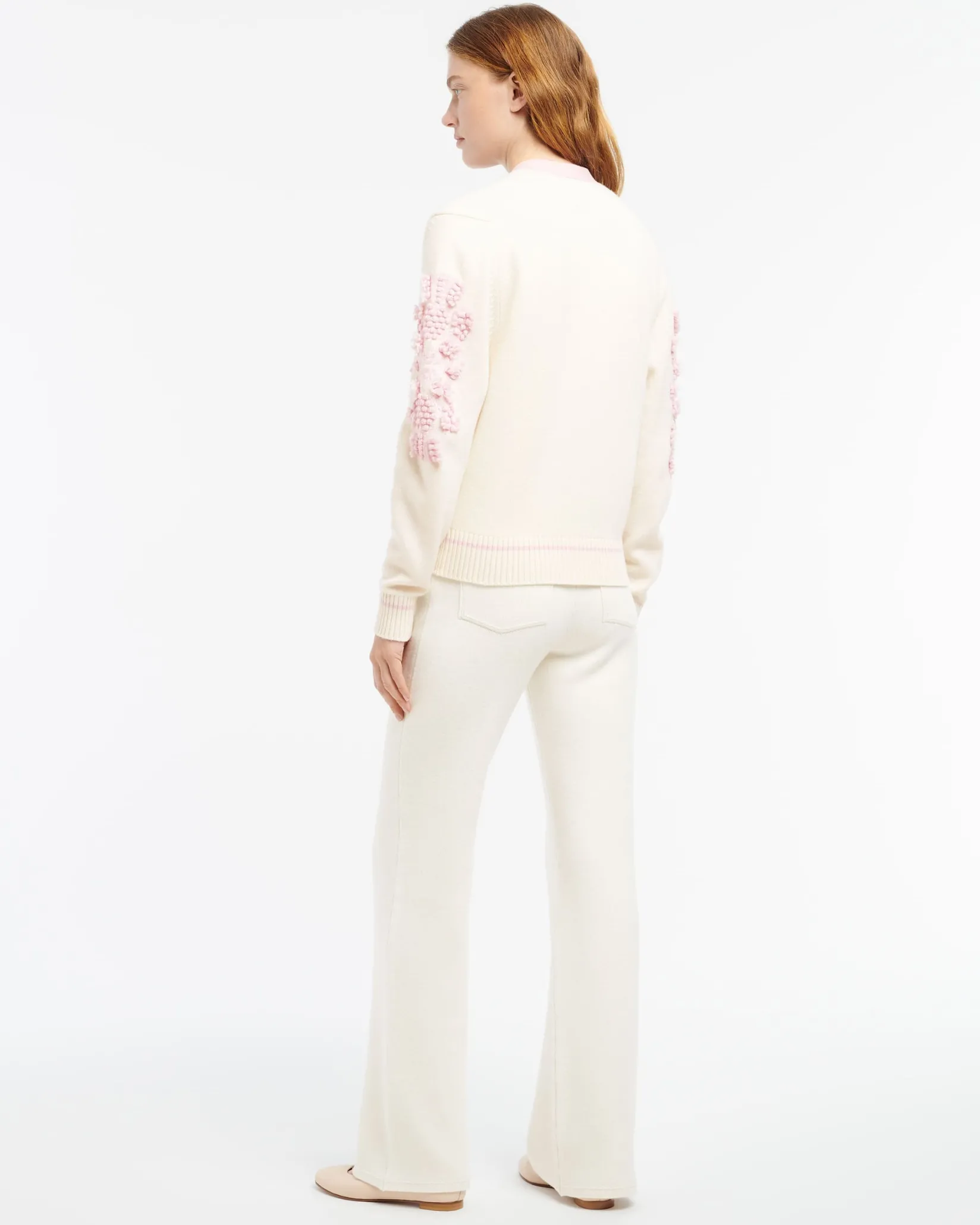 Women Barrie Cashmere B logo V-neck cardigan