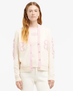 Women Barrie Cashmere B logo V-neck cardigan