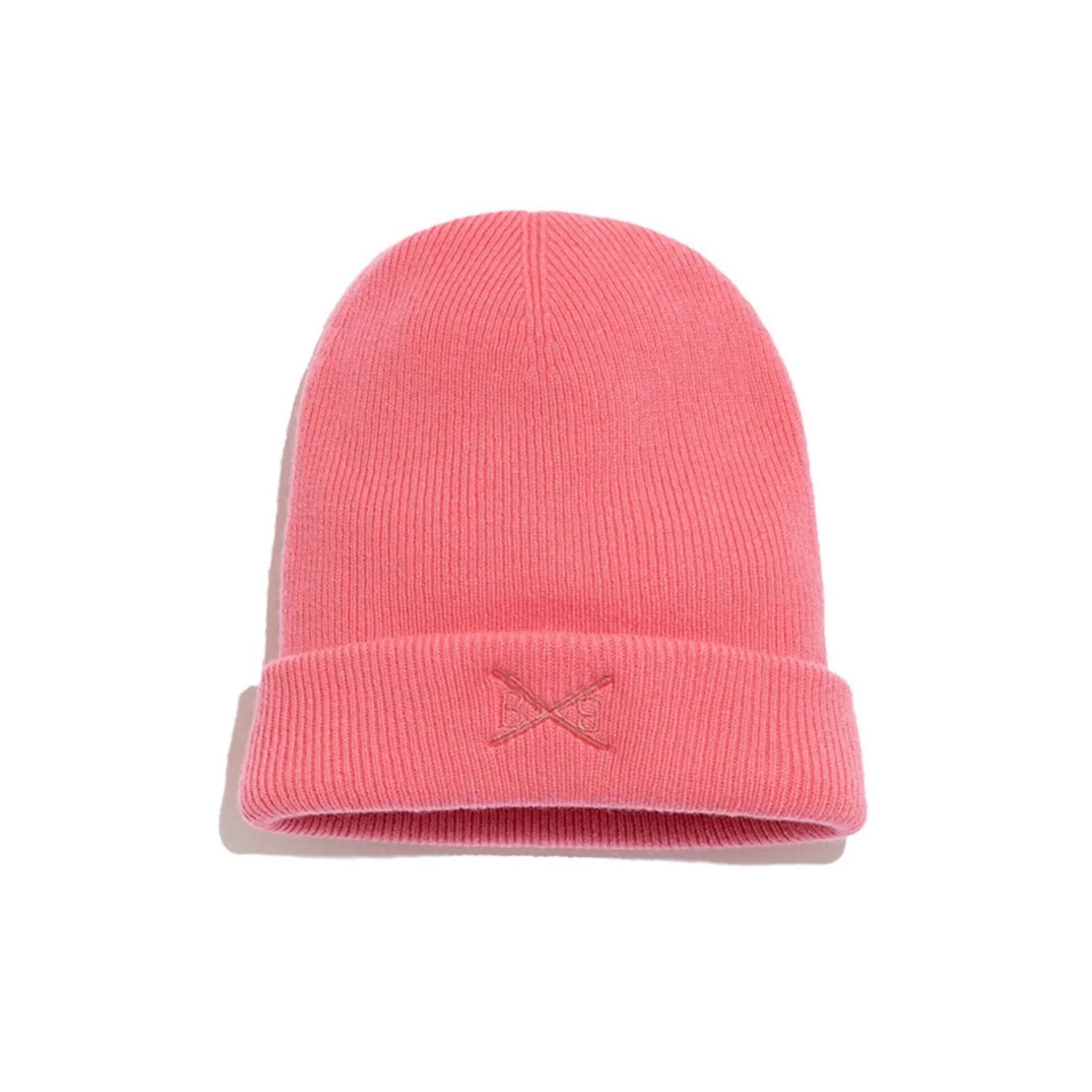Women Barrie Cashmere beanie with embroidered logo