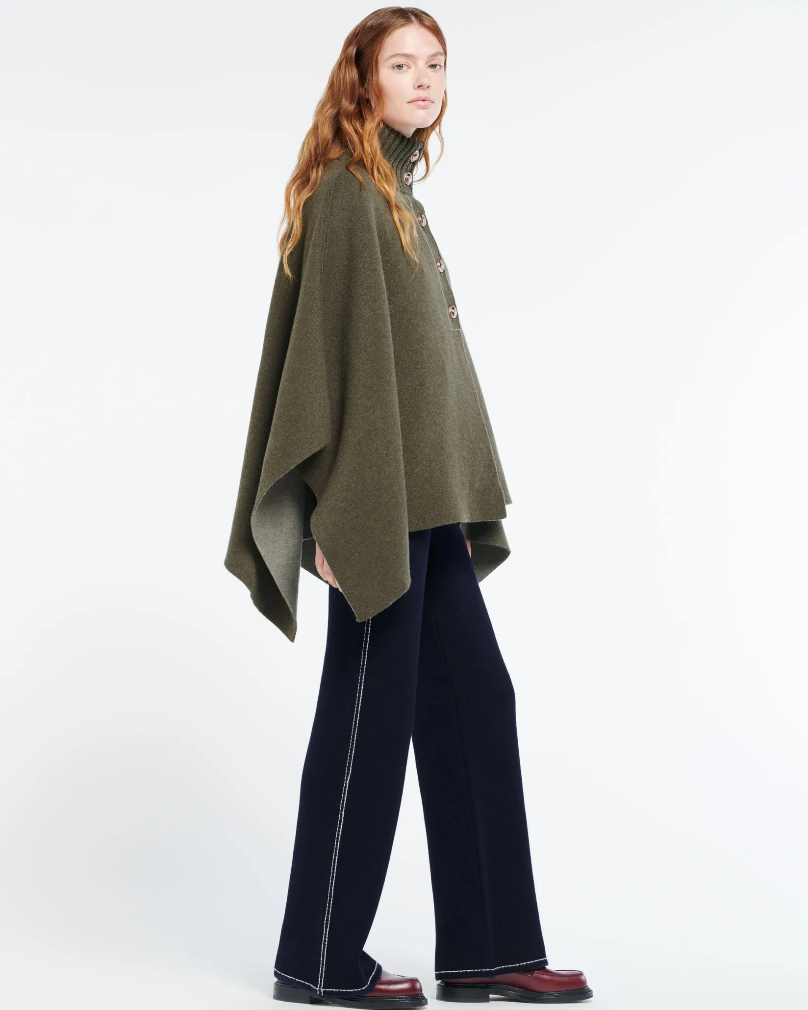 Women Barrie Cashmere cape