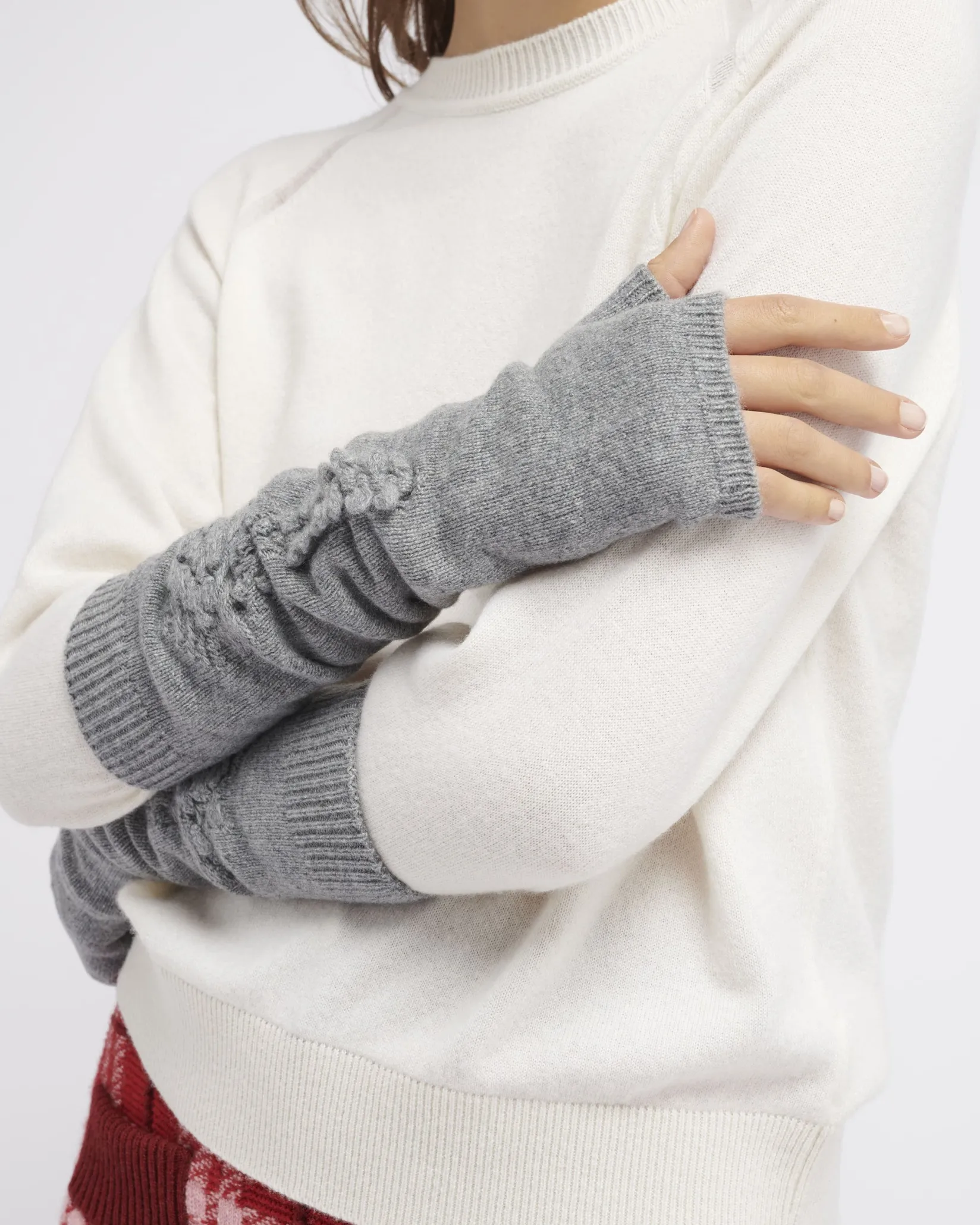Women Barrie Cashmere fingerless gloves