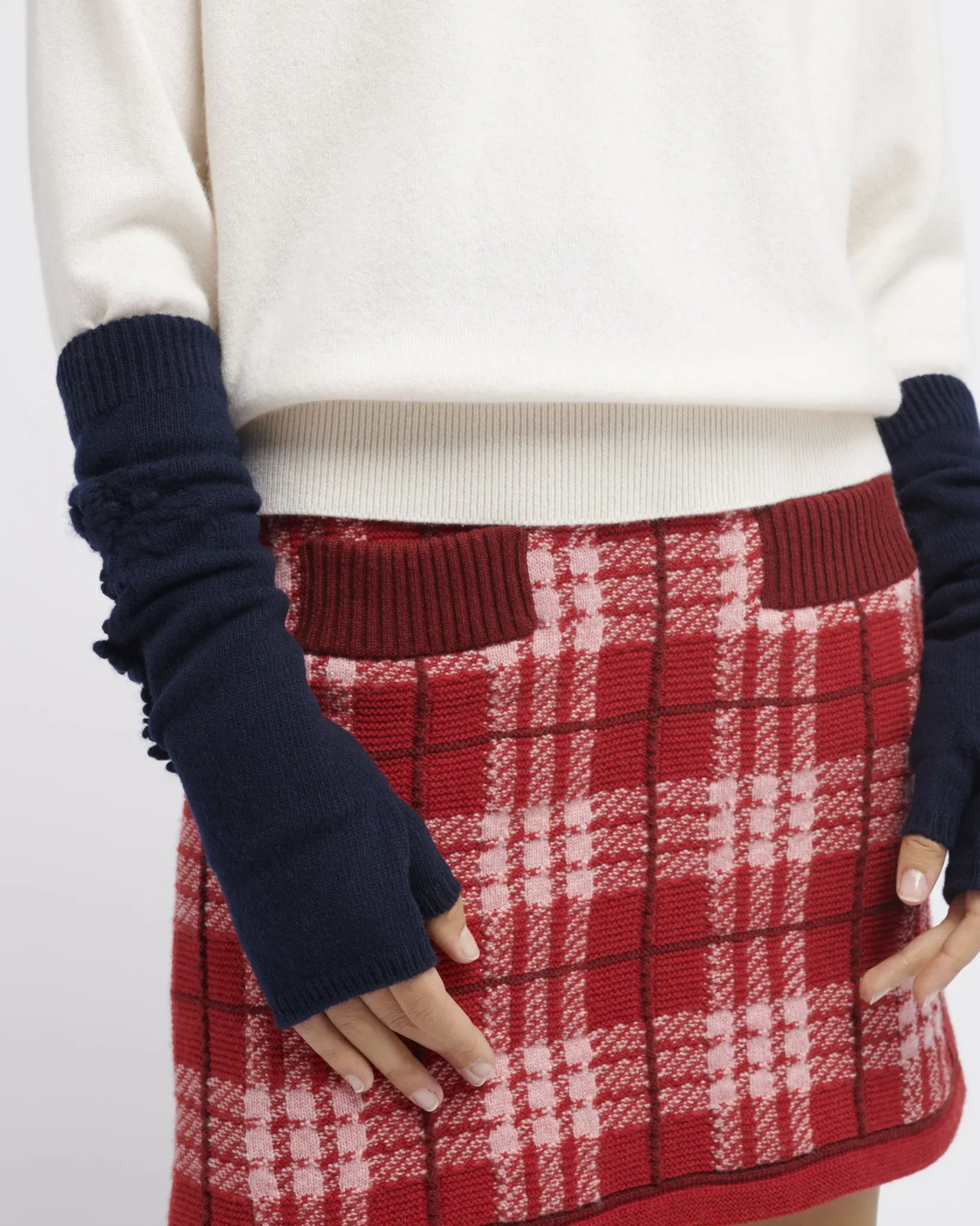 Women Barrie Cashmere fingerless gloves