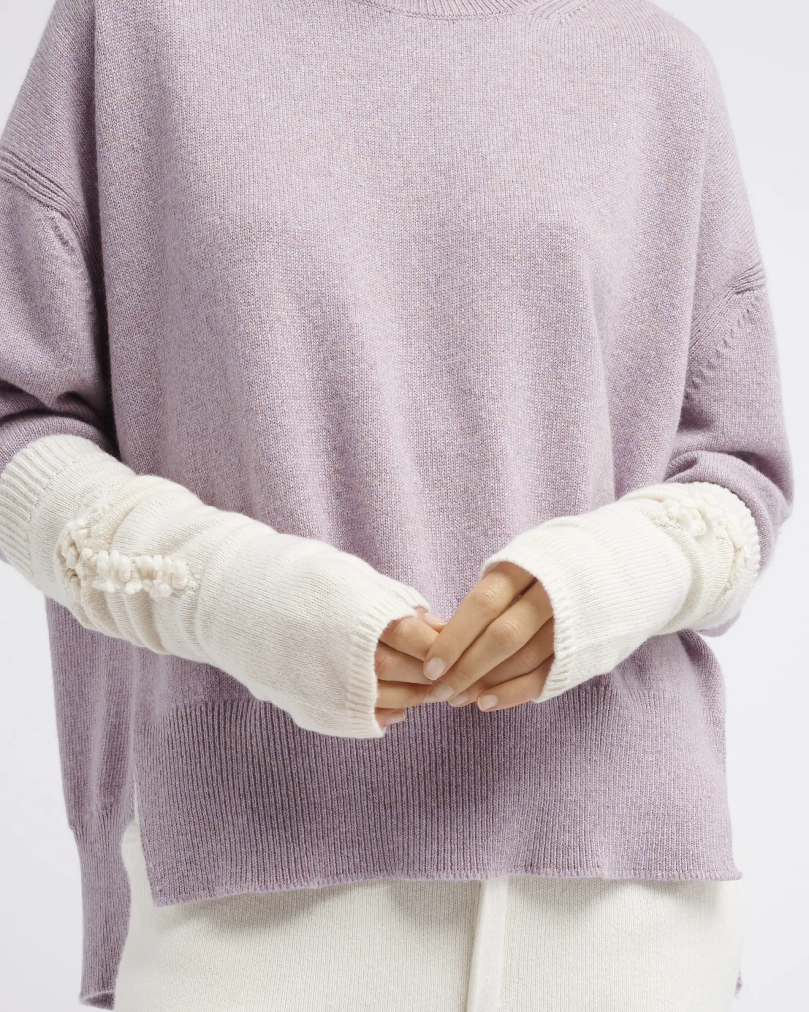 Women Barrie Cashmere fingerless gloves