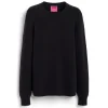 Women Barrie Cashmere jumper with thin stripes