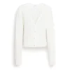 Women Barrie Cashmere lace cardigan