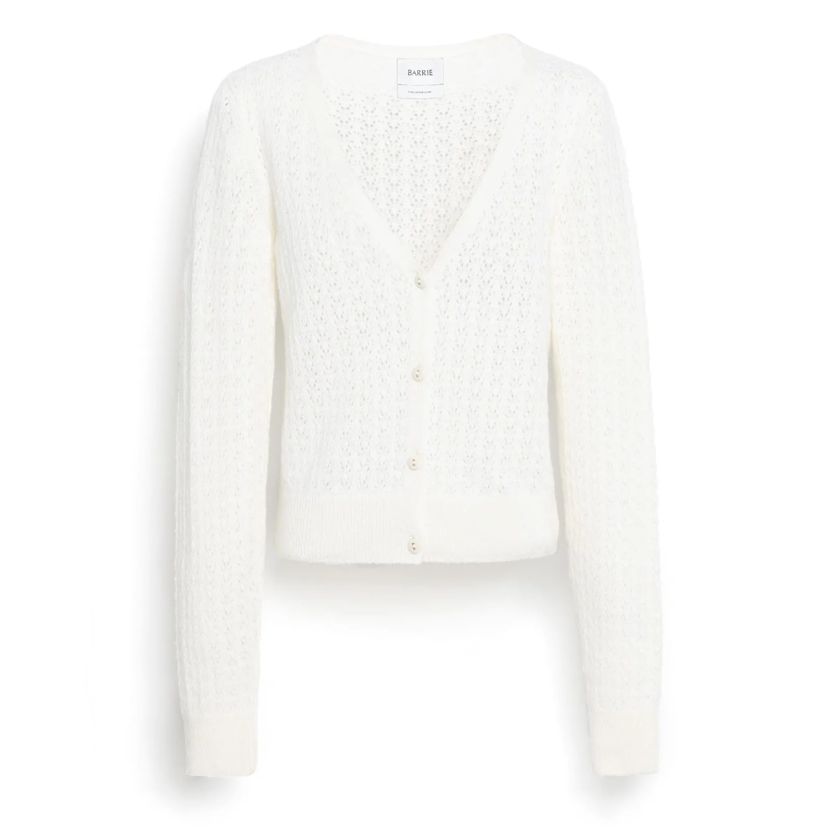 Women Barrie Cashmere lace cardigan