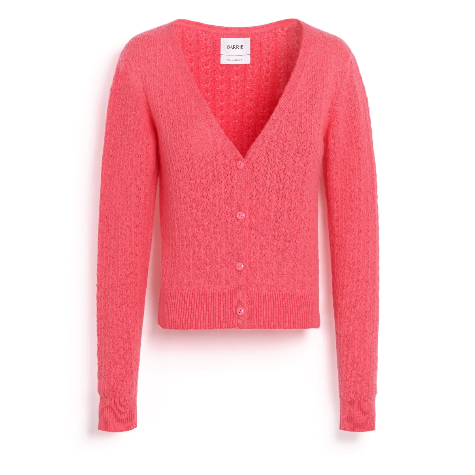 Women Barrie Cashmere lace cardigan