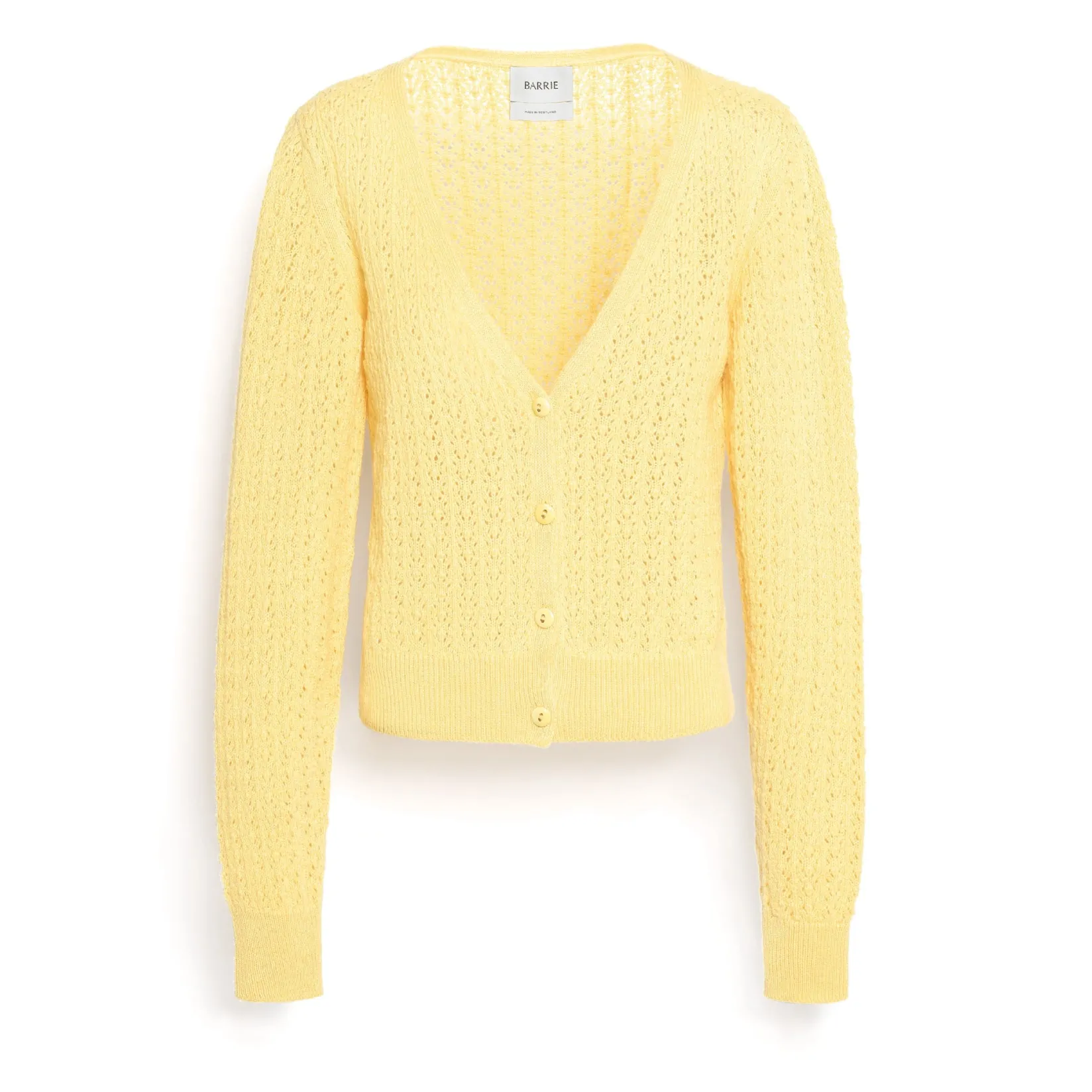 Women Barrie Cashmere lace cardigan