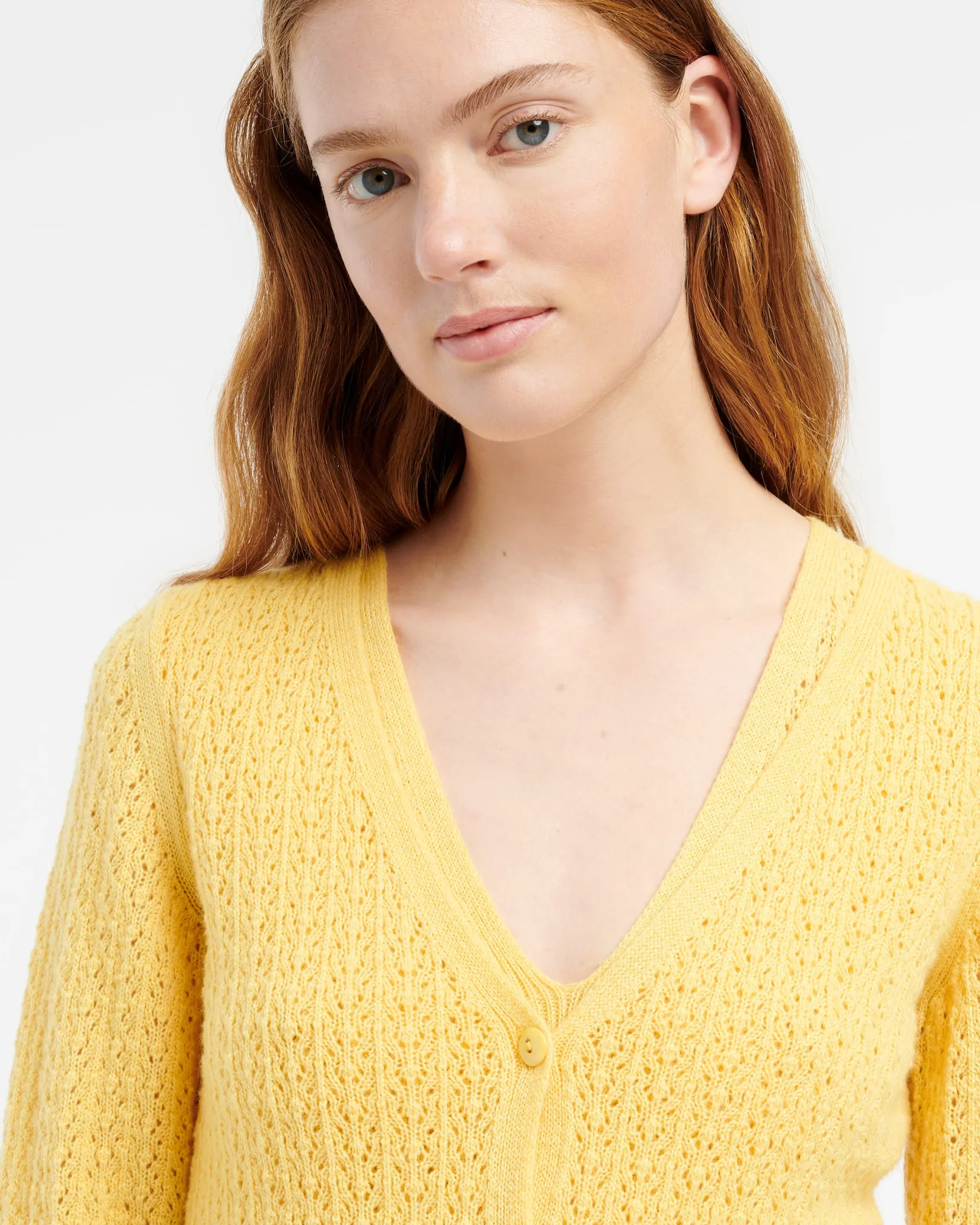 Women Barrie Cashmere lace cardigan