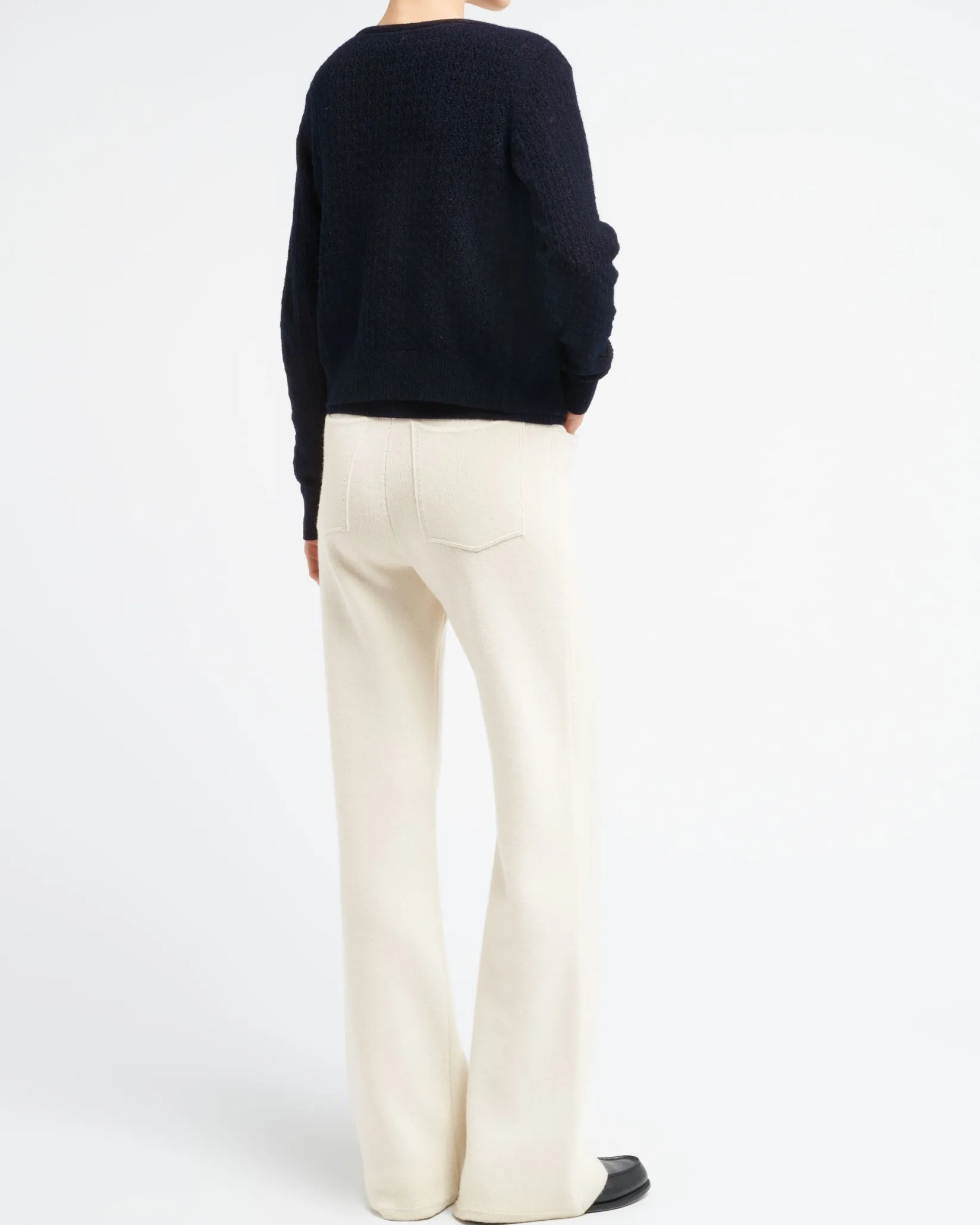 Women Barrie Cashmere lace cardigan