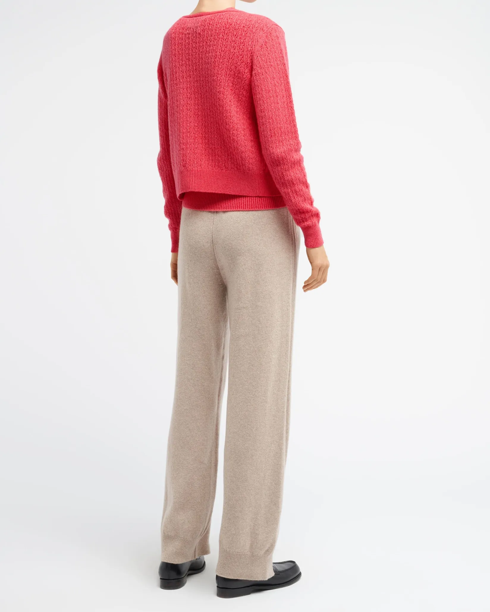 Women Barrie Cashmere lace cardigan