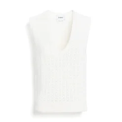 Women Barrie Cashmere lace top