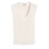 Women Barrie Cashmere lace top