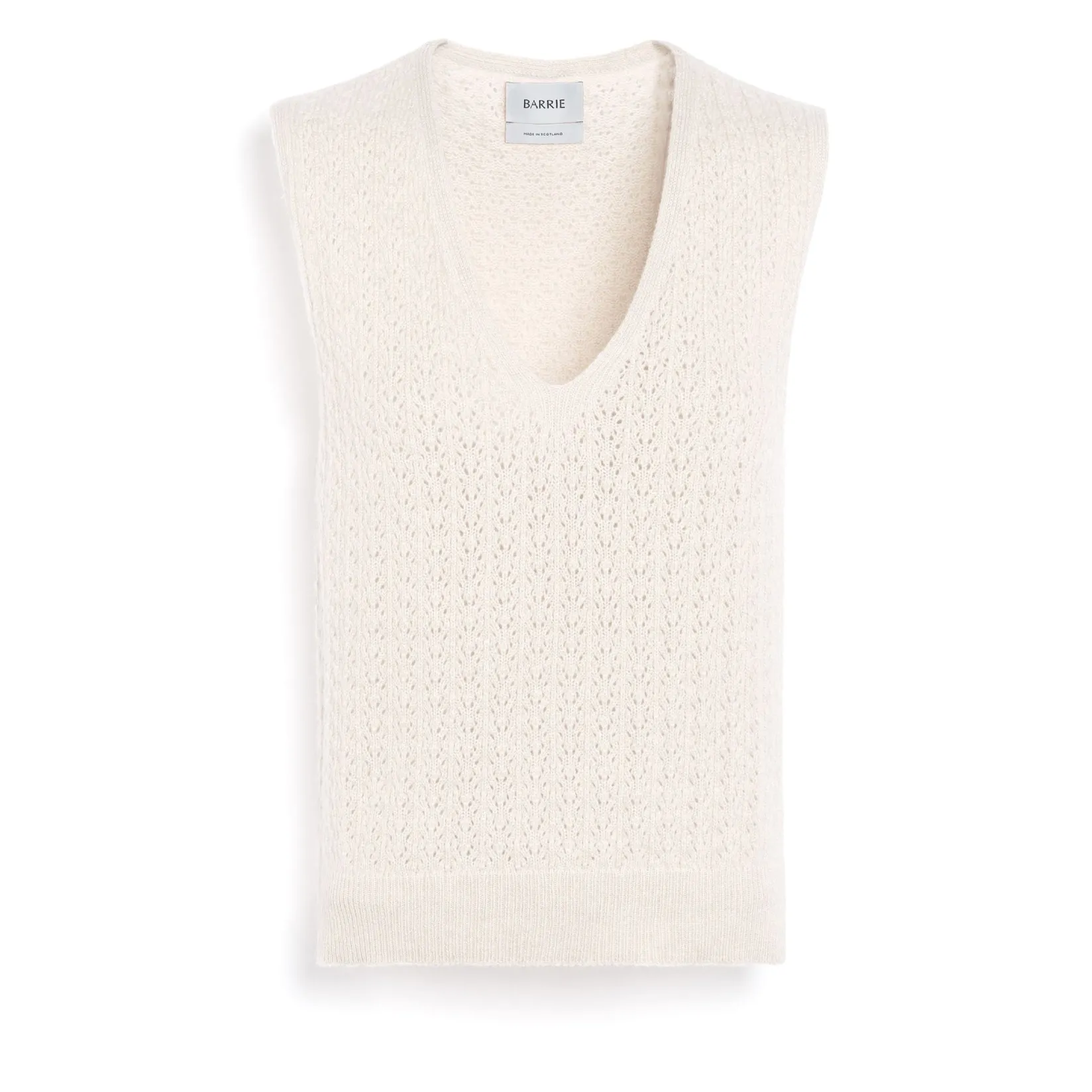 Women Barrie Cashmere lace top