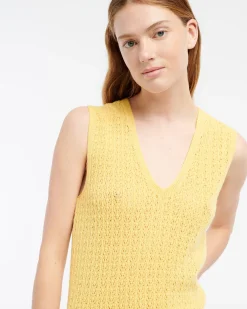 Women Barrie Cashmere lace top