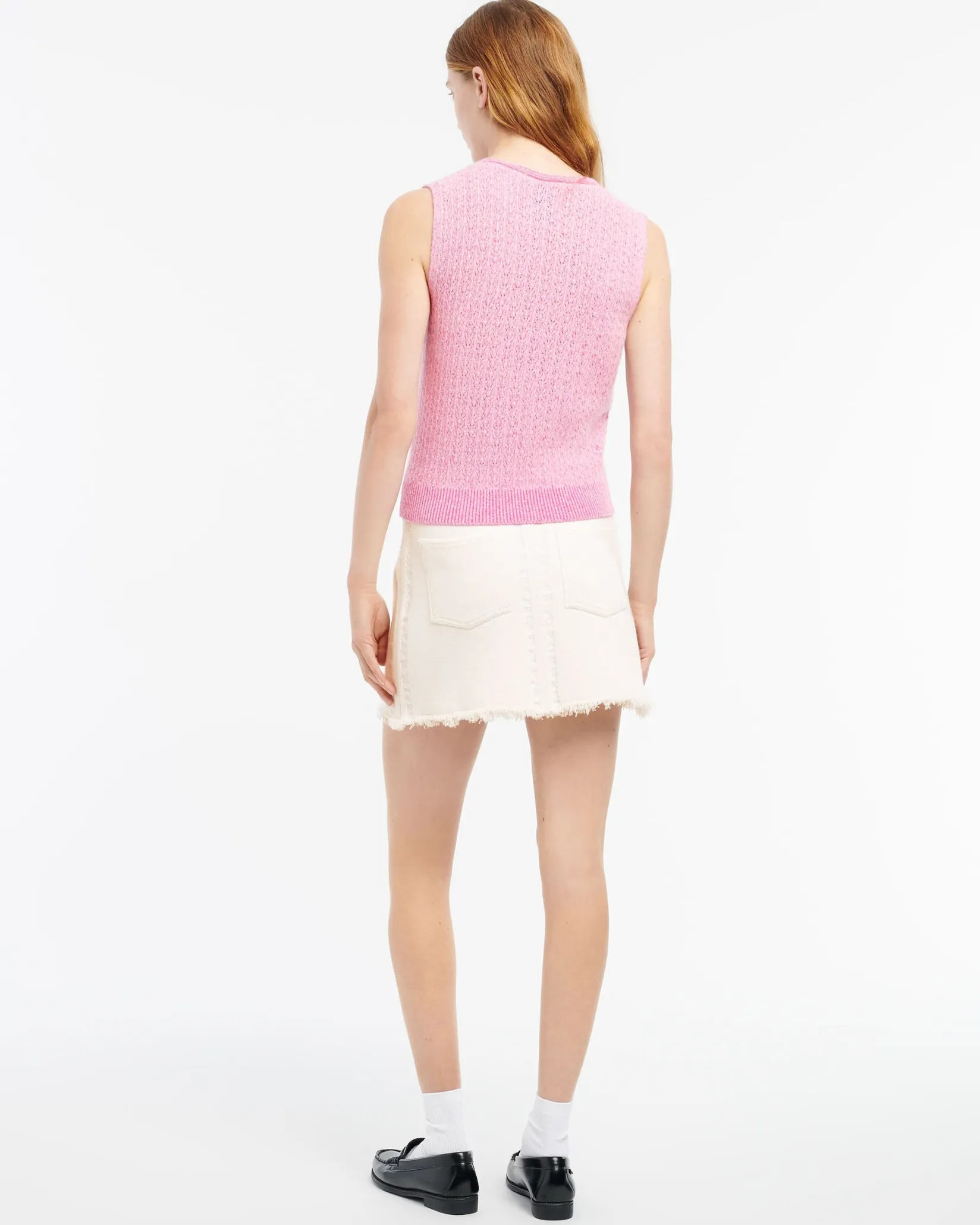 Women Barrie Cashmere lace top