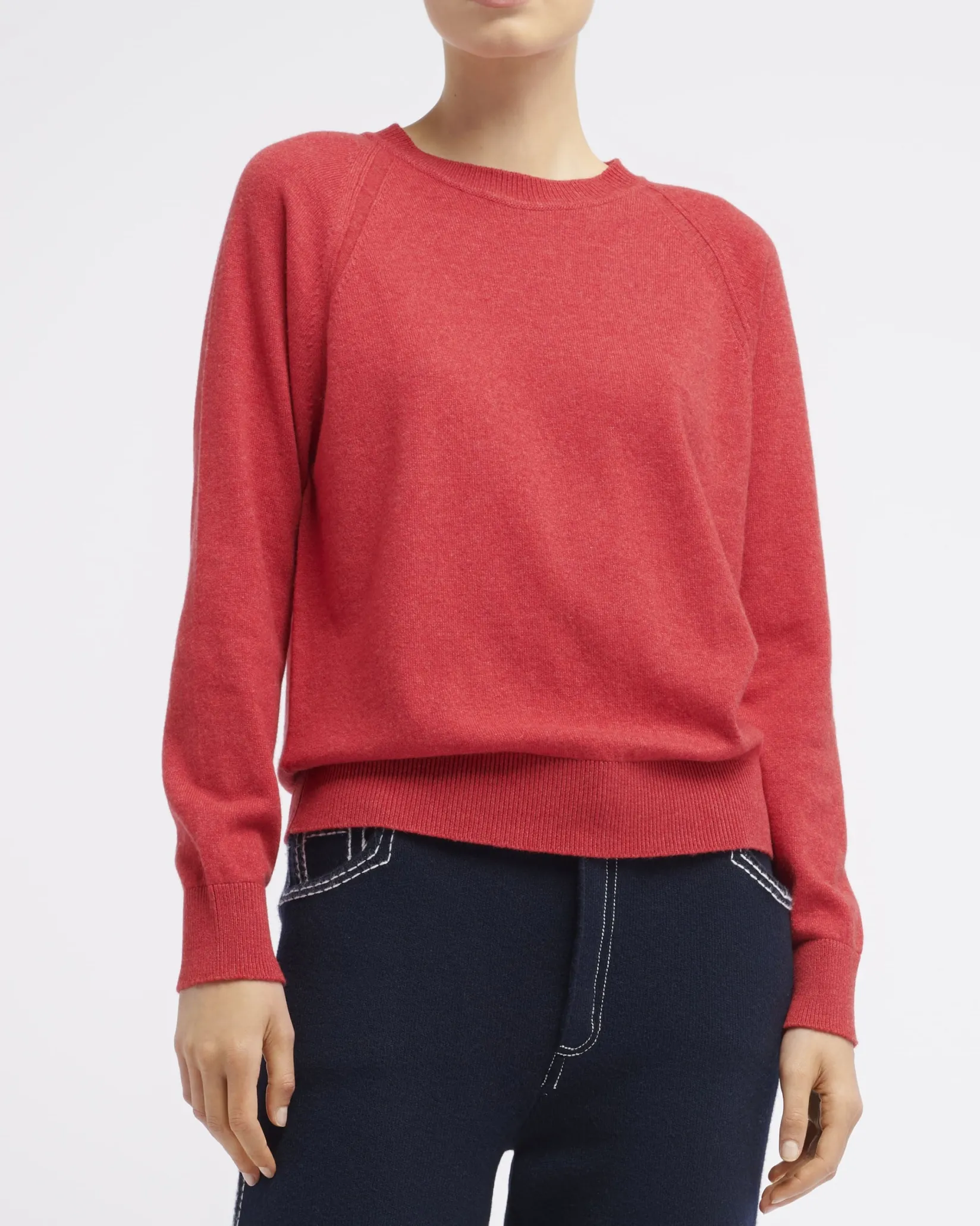 Women Barrie Cashmere round-neck jumper