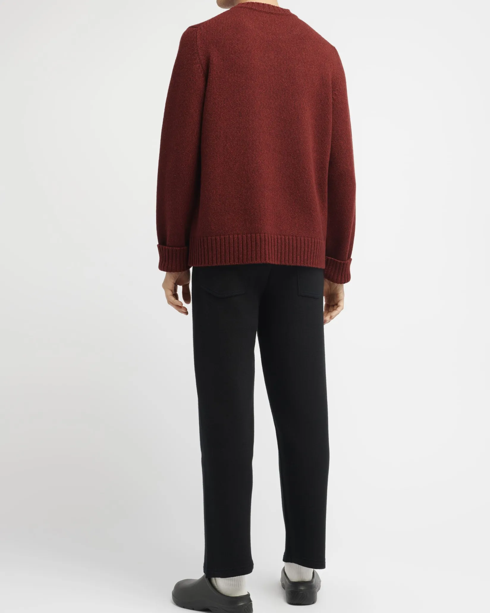 Barrie Cashmere round-neck jumper with jewel pattern