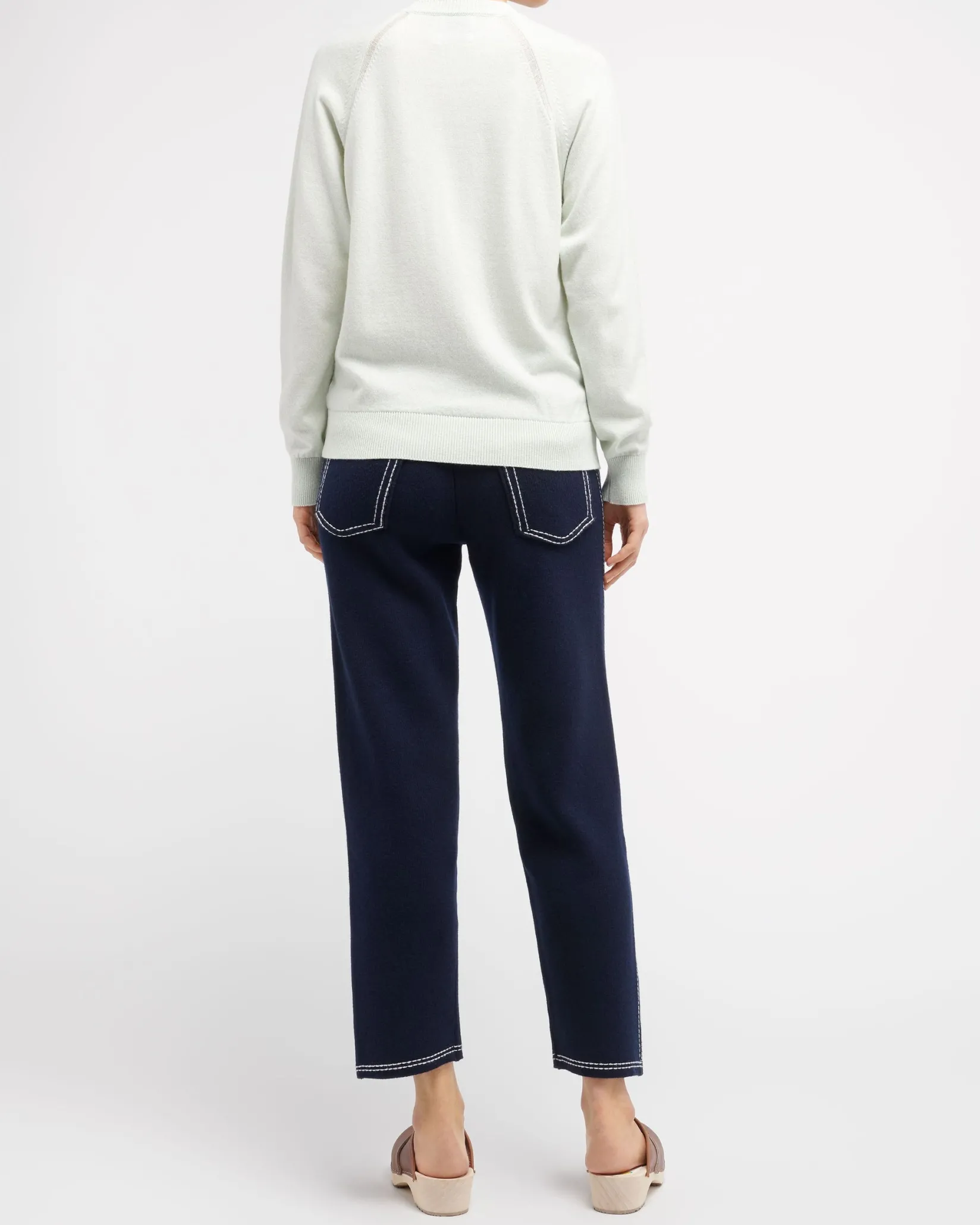 Women Barrie Cashmere round-neck jumper