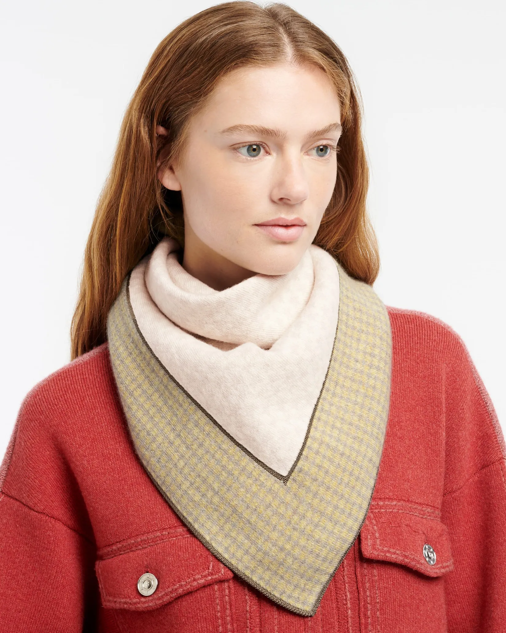 Women Barrie Cashmere scarf