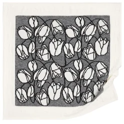 Women Barrie Cashmere scarf with floral motif