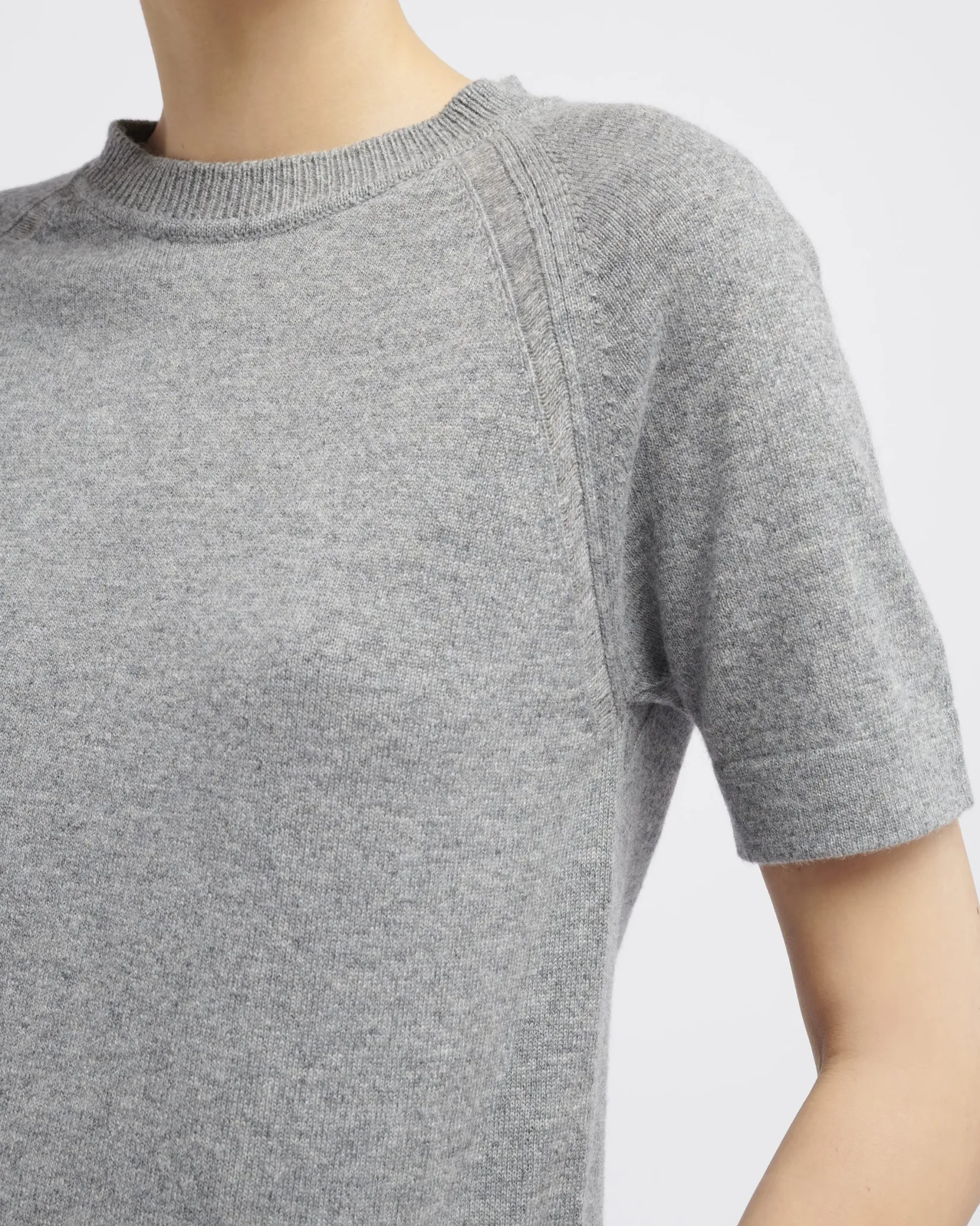 Women Barrie Cashmere short sleeved top