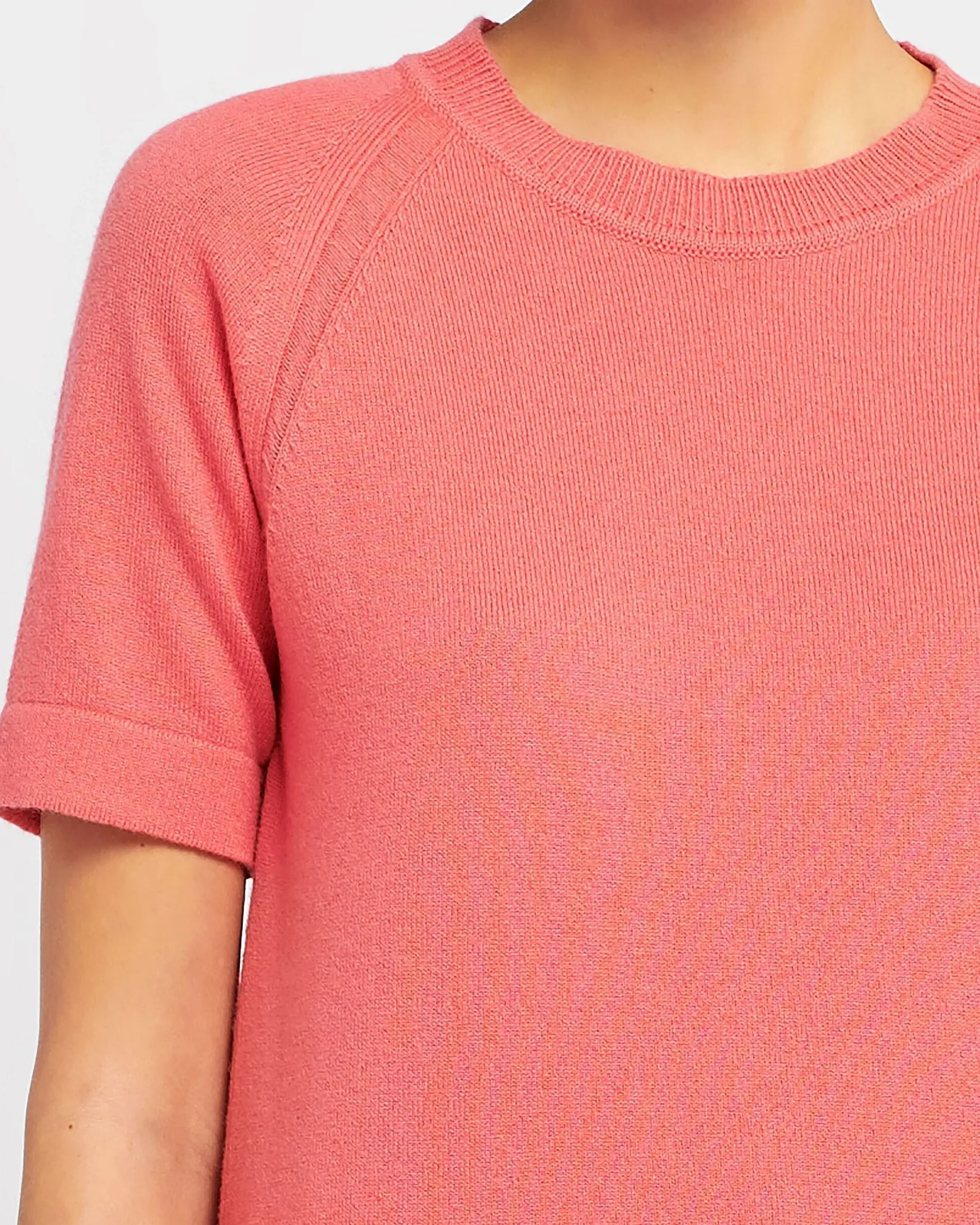 Women Barrie Cashmere short sleeved top