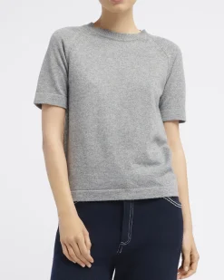 Women Barrie Cashmere short sleeved top
