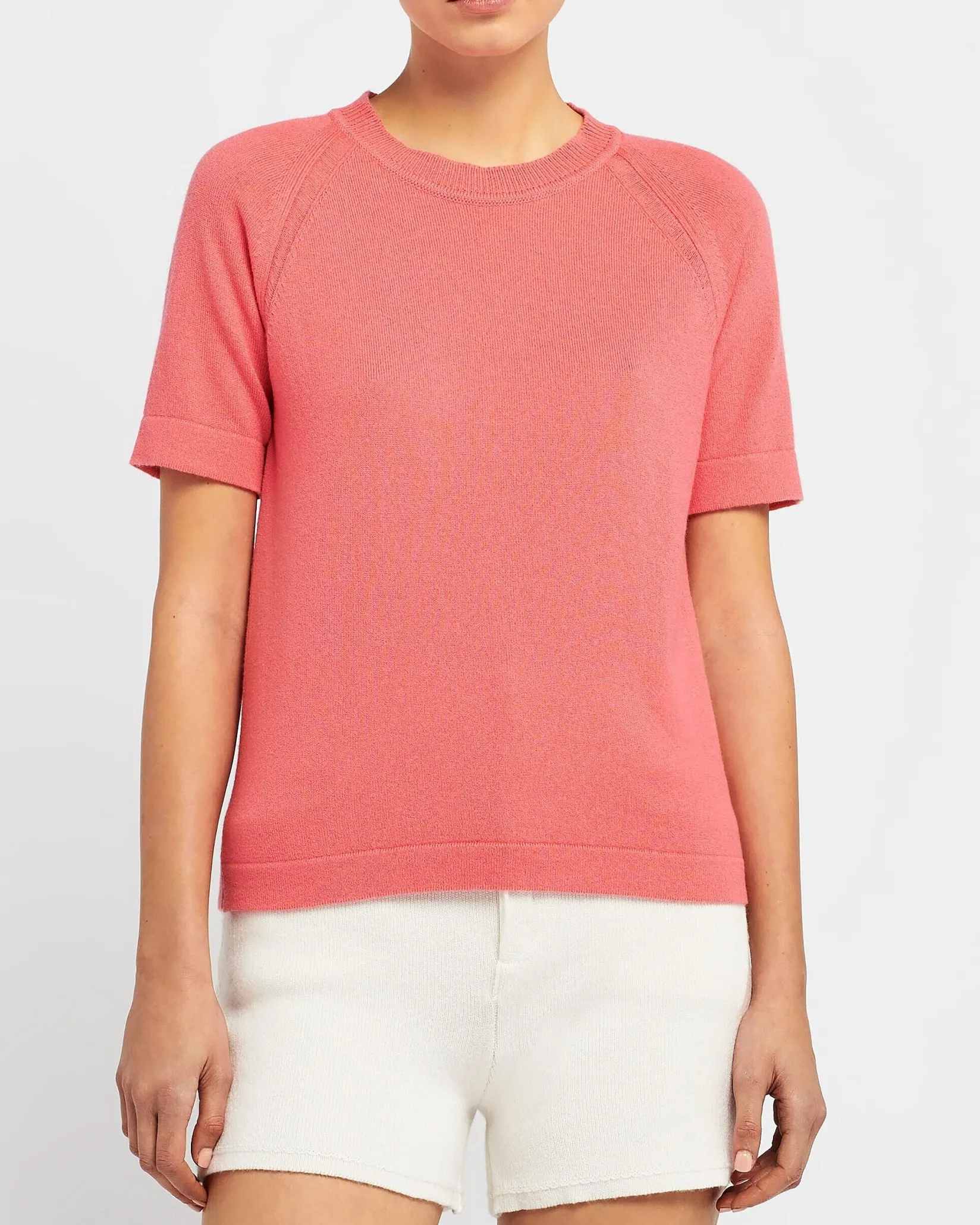 Women Barrie Cashmere short sleeved top