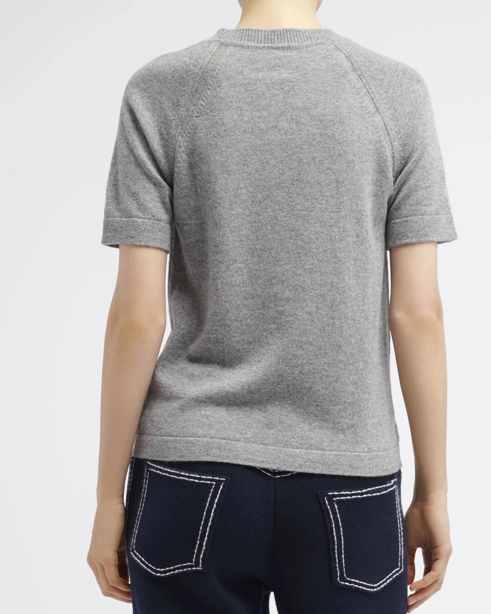 Women Barrie Cashmere short sleeved top