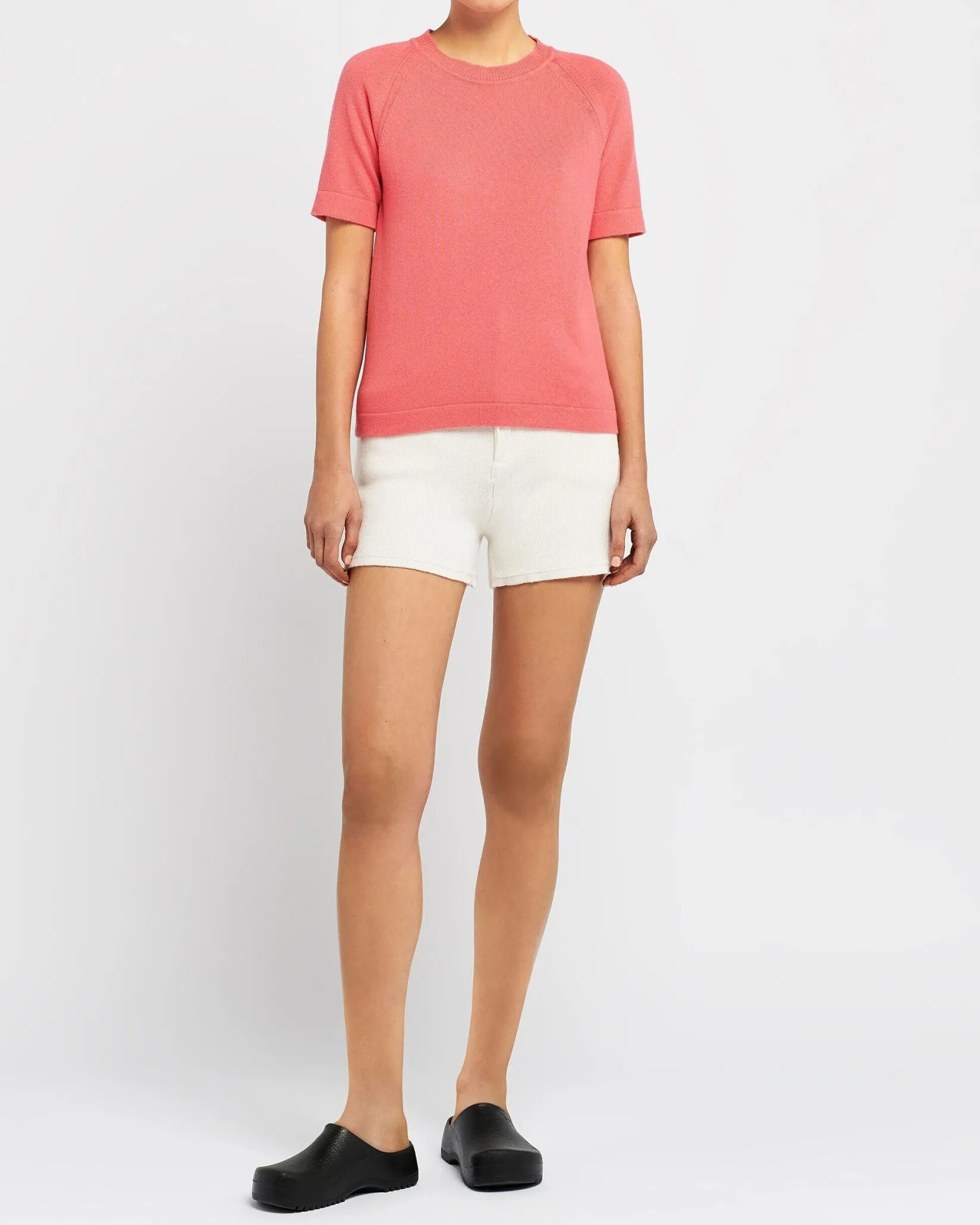 Women Barrie Cashmere short sleeved top