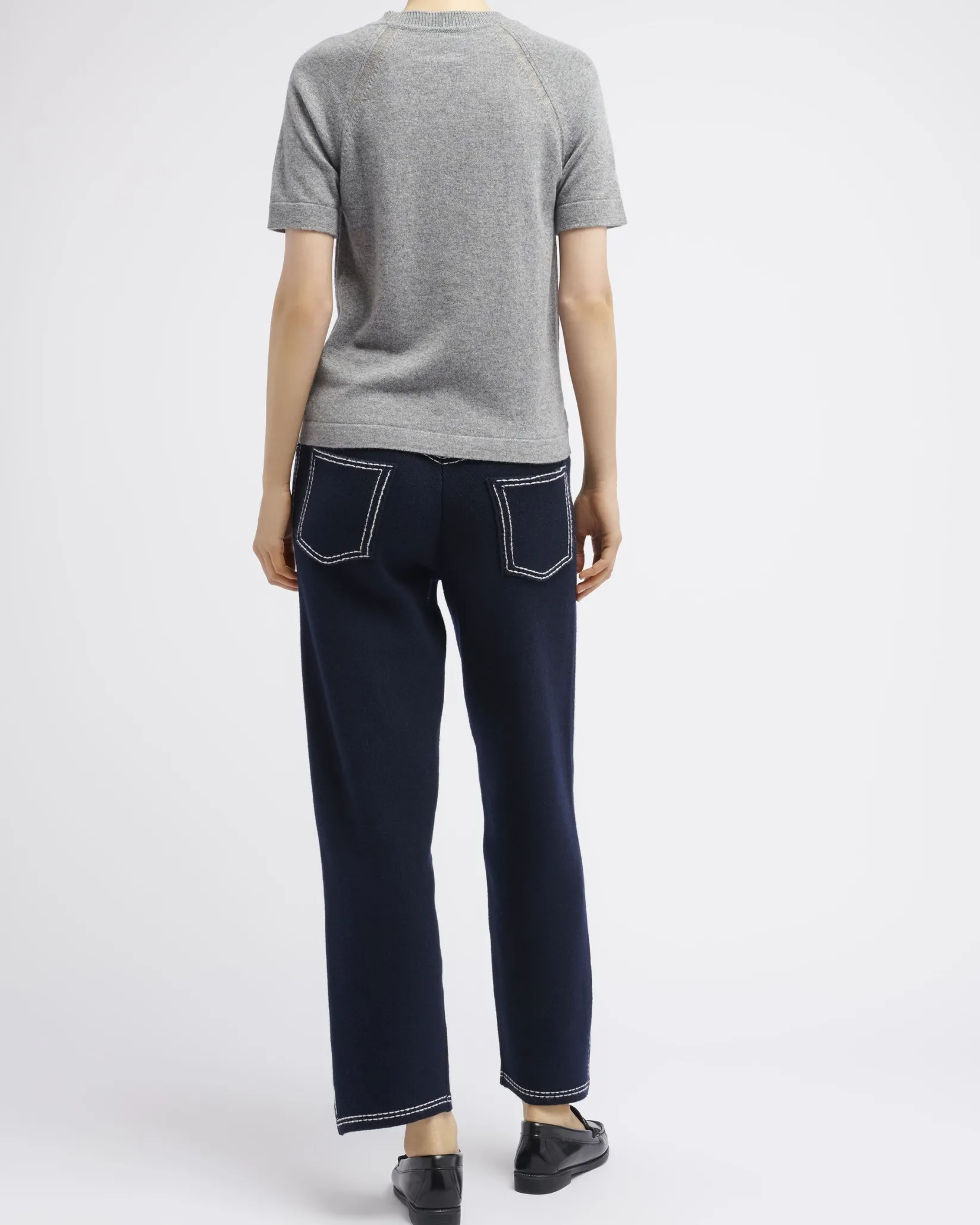 Women Barrie Cashmere short sleeved top