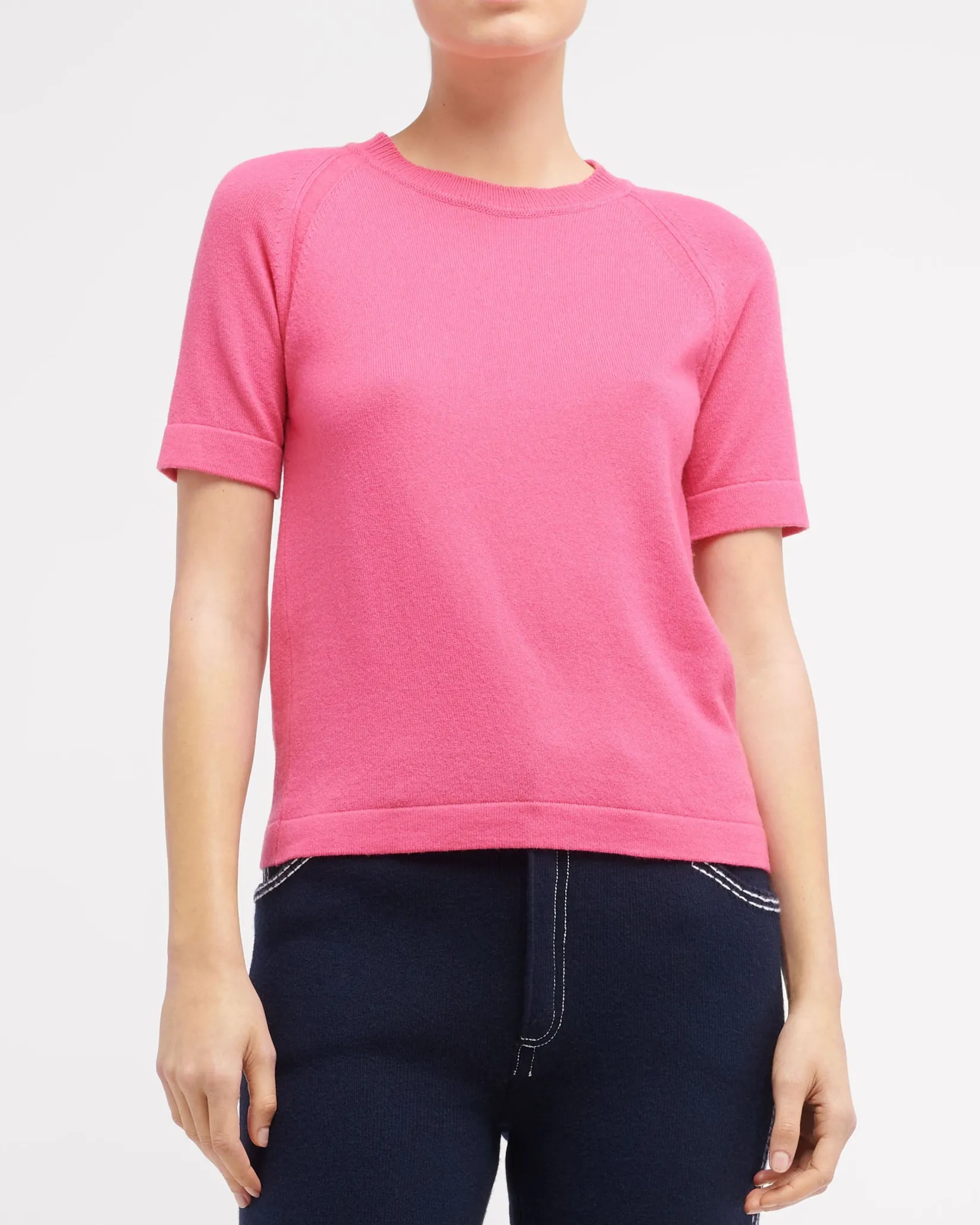 Women Barrie Cashmere short sleeves top